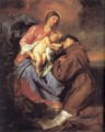 The Vision of Saint Anthony Baroque biblical Anthony van Dyck